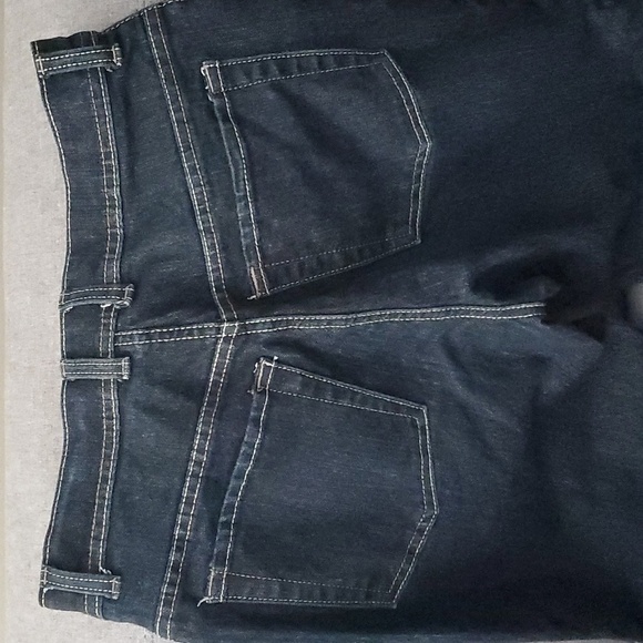 Gloria Vanderbilt jeans women's size 4p 4 petite blue dark demin jeans - Picture 4 of 14